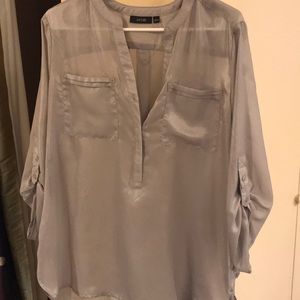 Light weight silver/grey blouse